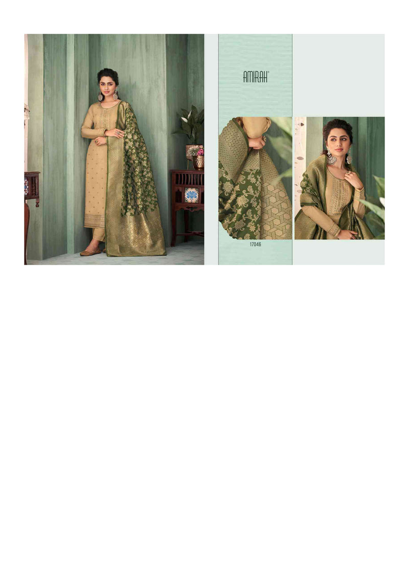 Amirah Noor Chinon Silk With Embrodery Work Designer Salwar Suit