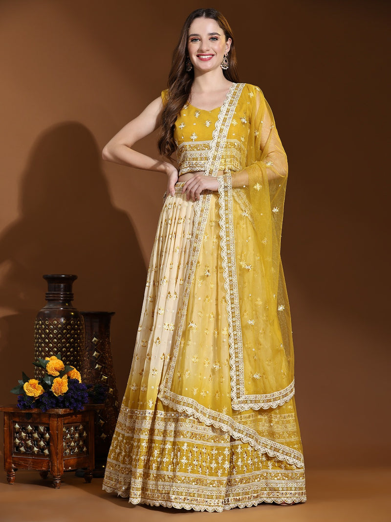 Amoha Trendz D No C 1971 Lakhnvi Work Wedding Wear Lehnga Cholis