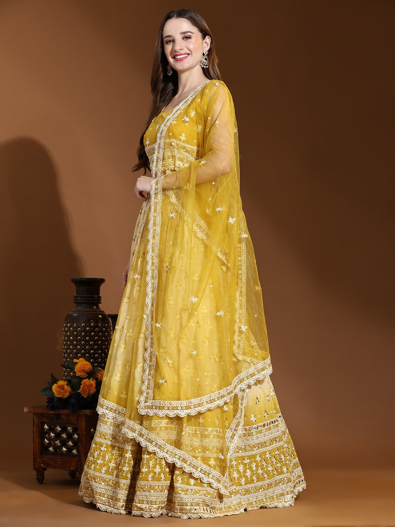 Amoha Trendz D No C 1971 Lakhnvi Work Wedding Wear Lehnga Cholis