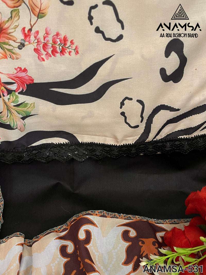 Anamsa 531 Muslin Cotton Fancy Designer Suit