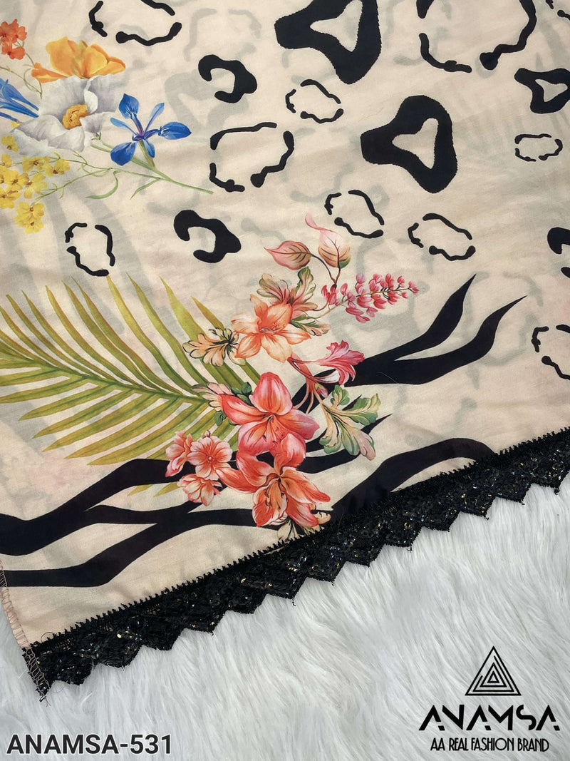 Anamsa 531 Muslin Cotton Fancy Designer Suit
