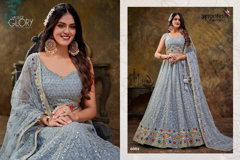 Anantesh Lifestyle Maharani Vol 1 Georgette Wedding Look Lehngas