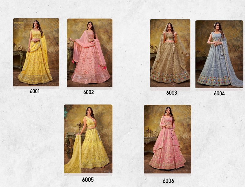 Anantesh Lifestyle Maharani Vol 1 Georgette Wedding Look Lehngas