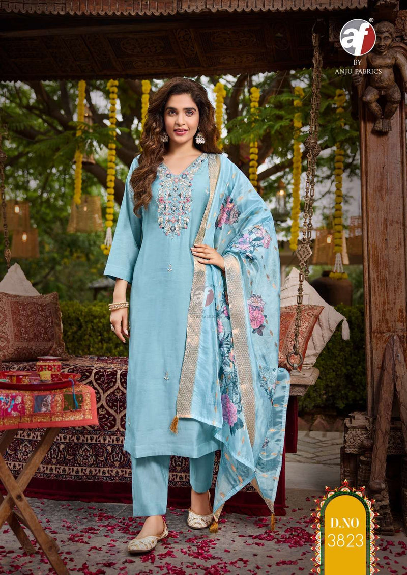 Anju Fabrics Shararat Vol 7 Viscose Modal Fancy Designer Kurti Combo Set