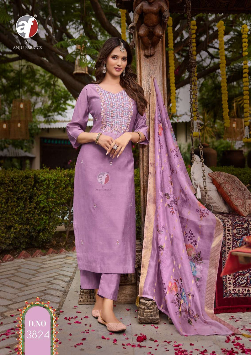 Anju Fabrics Shararat Vol 7 Viscose Modal Fancy Designer Kurti Combo Set