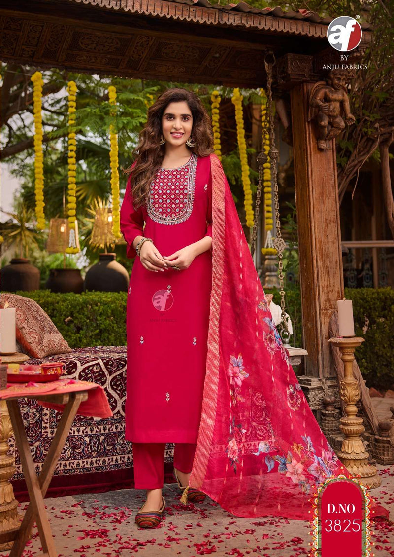Anju Fabrics Shararat Vol 7 Viscose Modal Fancy Designer Kurti Combo Set