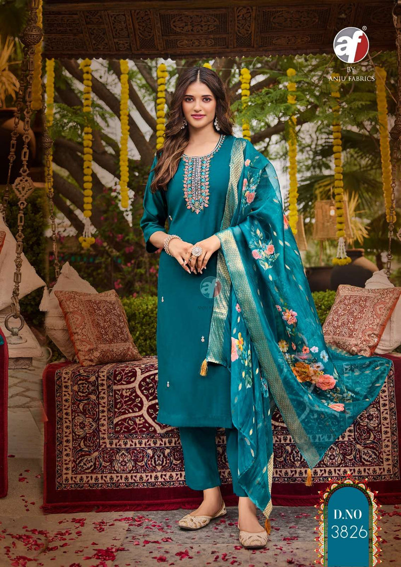 Anju Fabrics Shararat Vol 7 Viscose Modal Fancy Designer Kurti Combo Set