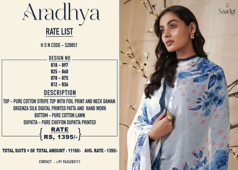Aradhya By Saadgi Pure Cotton Fancy Printed Salwar Kameez