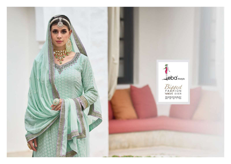 Armani Vol 4 By Eba Lifestyle Georgette Sharara Style Salwar Kameez