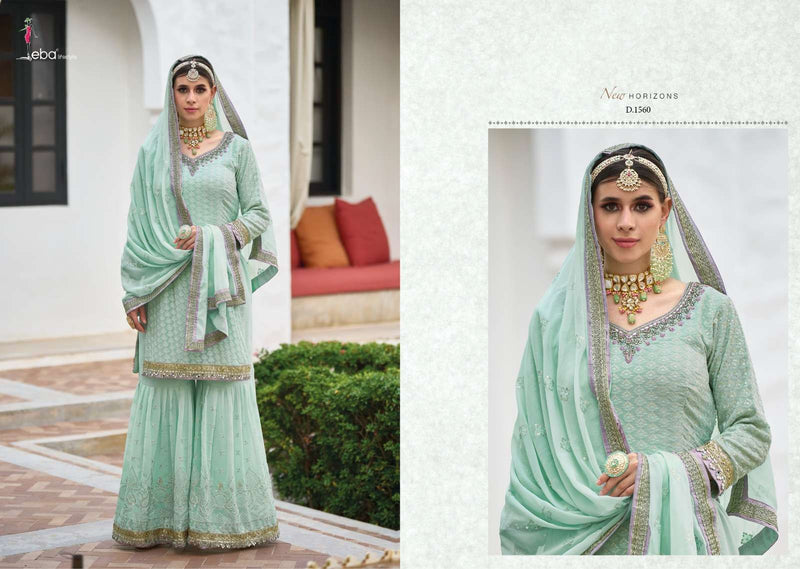 Armani Vol 4 By Eba Lifestyle Georgette Sharara Style Salwar Kameez