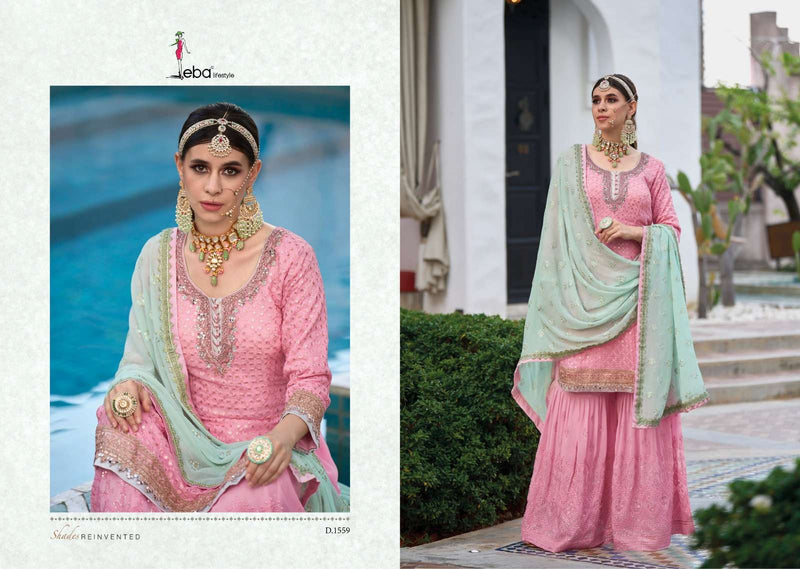 Armani Vol 4 By Eba Lifestyle Georgette Sharara Style Salwar Kameez
