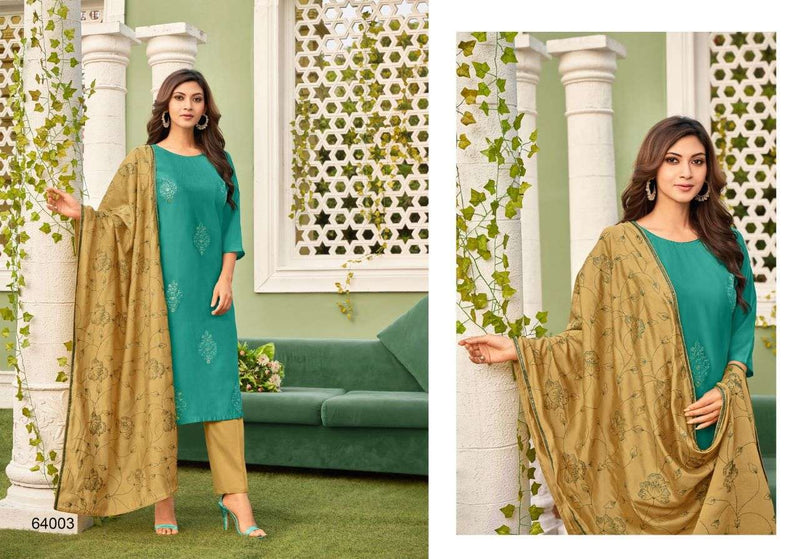 Artio Seona Silk Top With Bottom And Dupatta 3psc Set