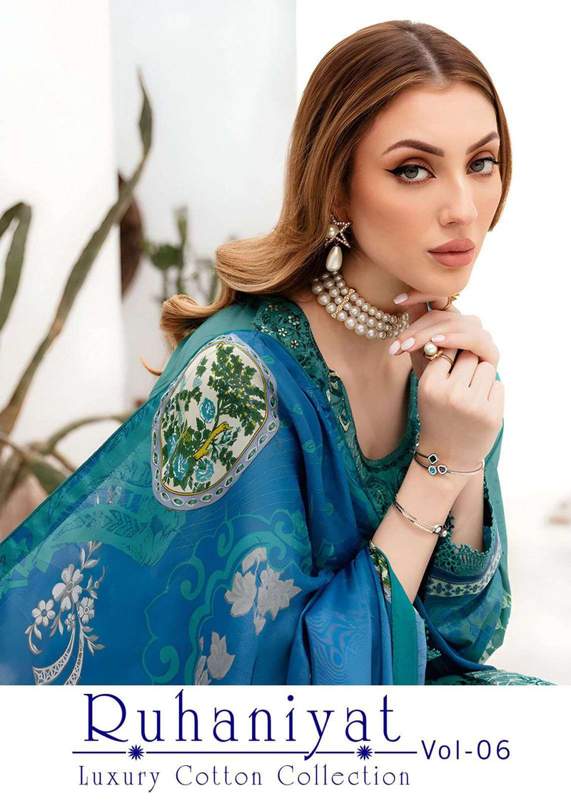 Asifa Ruhaniyat Vol 6 Cotton Daily Wear Salwar Suit