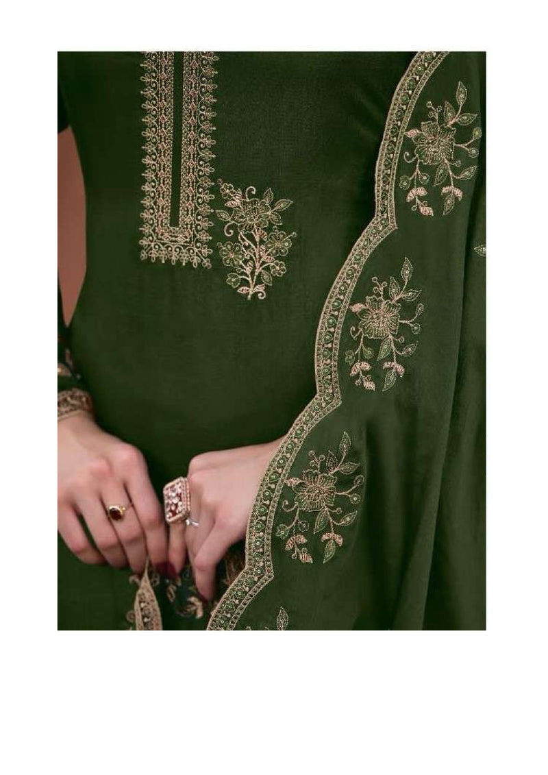 Avon Trendz Aangan Russian Silk Embroidery Designer Salwar Suit