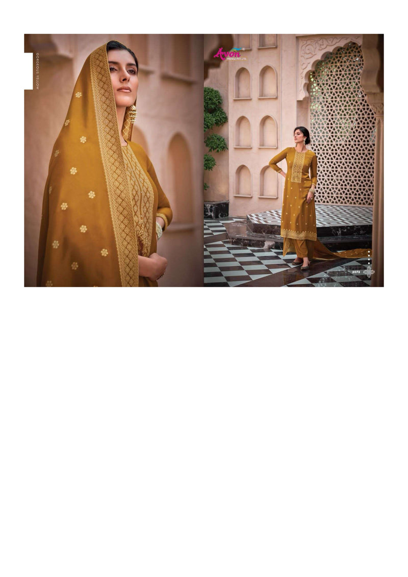 Avon Trendz Jalsa Bemberg Russian Silk Designer Party Wear Salwar Suit