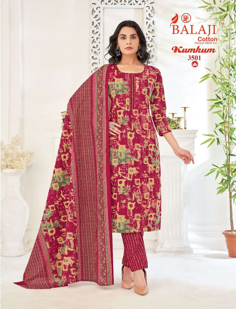 Balaji Cotton Kumkum Vol 35 Cotton Printed Daily Wear Salwar Suit
