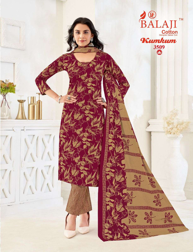 Balaji Cotton Kumkum Vol 35 Cotton Printed Daily Wear Salwar Suit