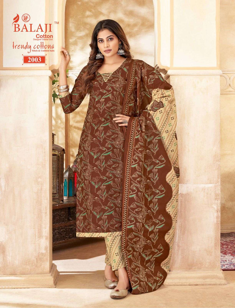 Balaji Cotton Trendy Cotton Vol 2 Daily Wear Salwar Suit Set