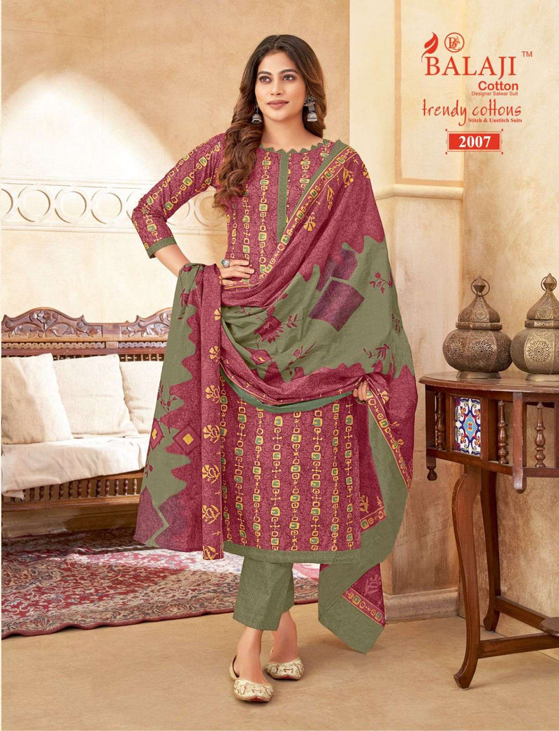 Balaji Cotton Trendy Cotton Vol 2 Daily Wear Salwar Suit Set