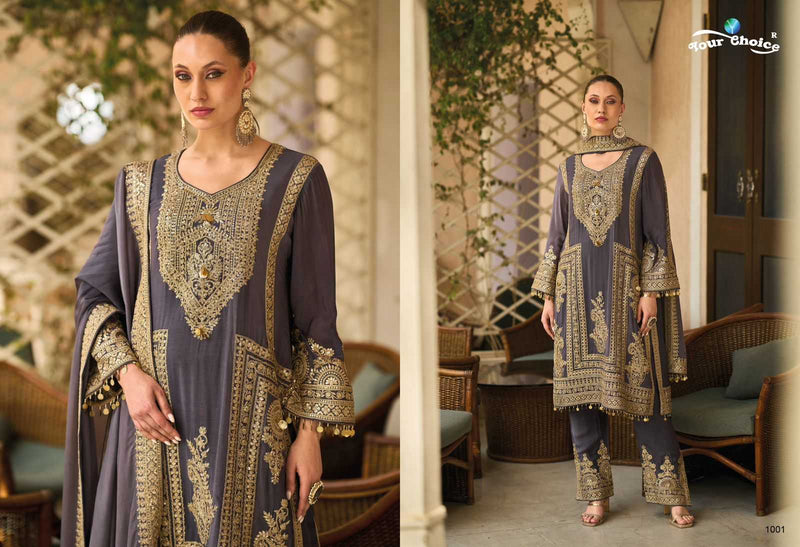Your Choice Barbee Chinon Designer Party Wear Suit Collection
