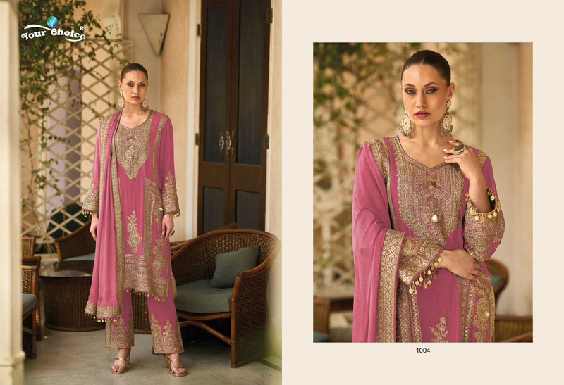 Your Choice Barbee Chinon Designer Party Wear Suit Collection