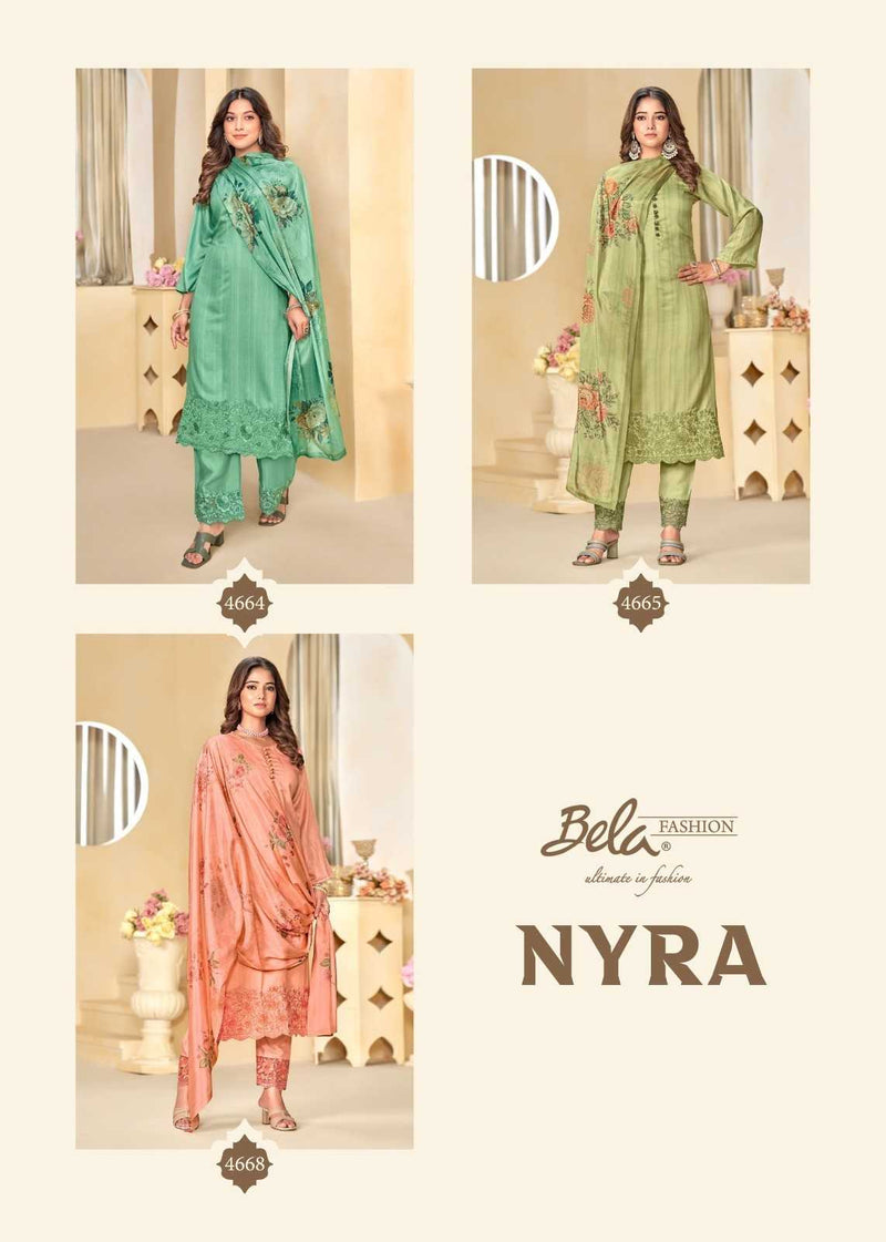 Bela Fashion Nyra Silk Print Heavy Designer Festival Wear Salwar Suit