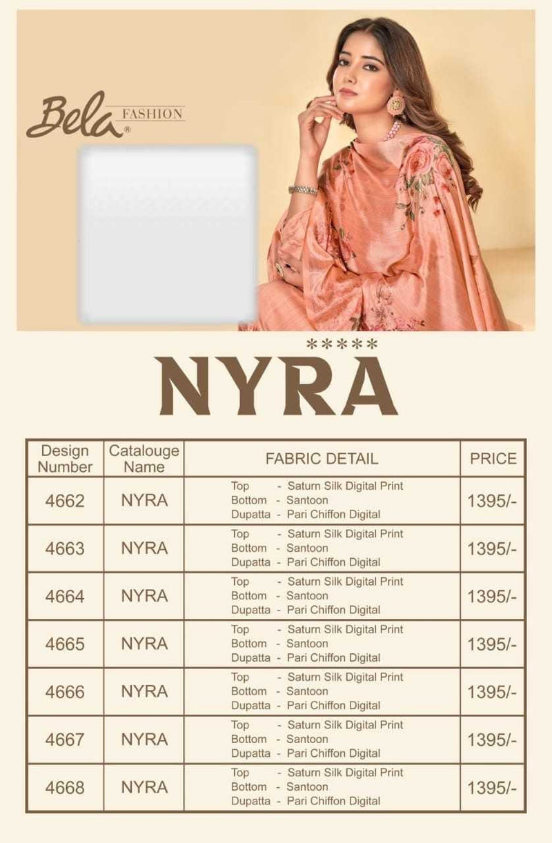 Bela Fashion Nyra Silk Print Heavy Designer Festival Wear Salwar Suit