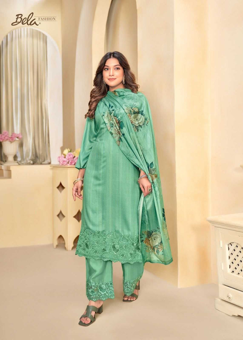 Bela Fashion Nyra Silk Print Heavy Designer Festival Wear Salwar Suit