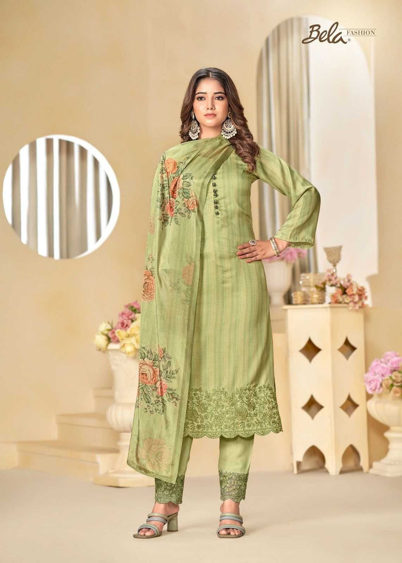 Bela Fashion Nyra Silk Print Heavy Designer Festival Wear Salwar Suit