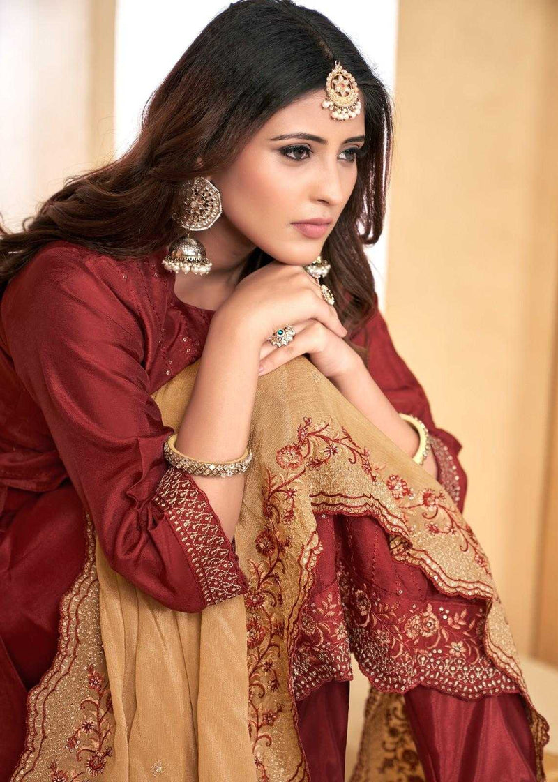 Bela Fashion Sahra Russian Silk Designer Festival Wear Salwar Suit