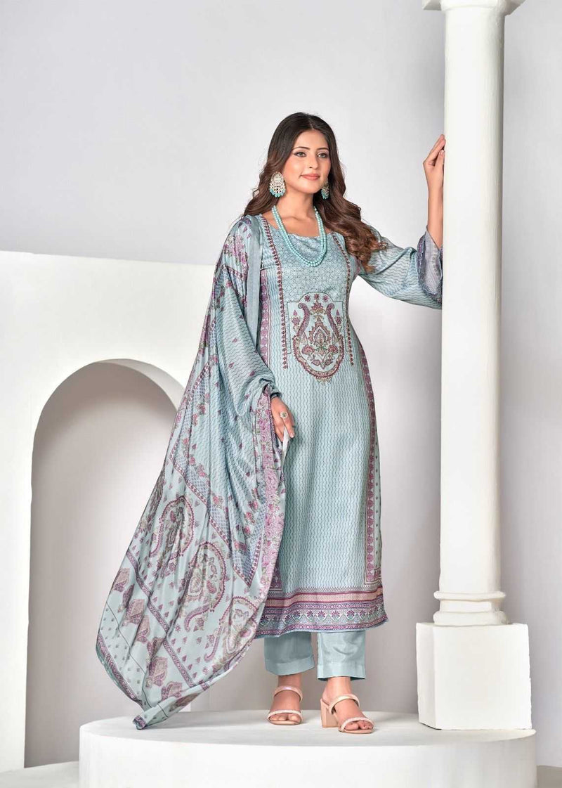 Bela Fashion Suramya Muslin Digital Print Fancy Wear Salwar Suit