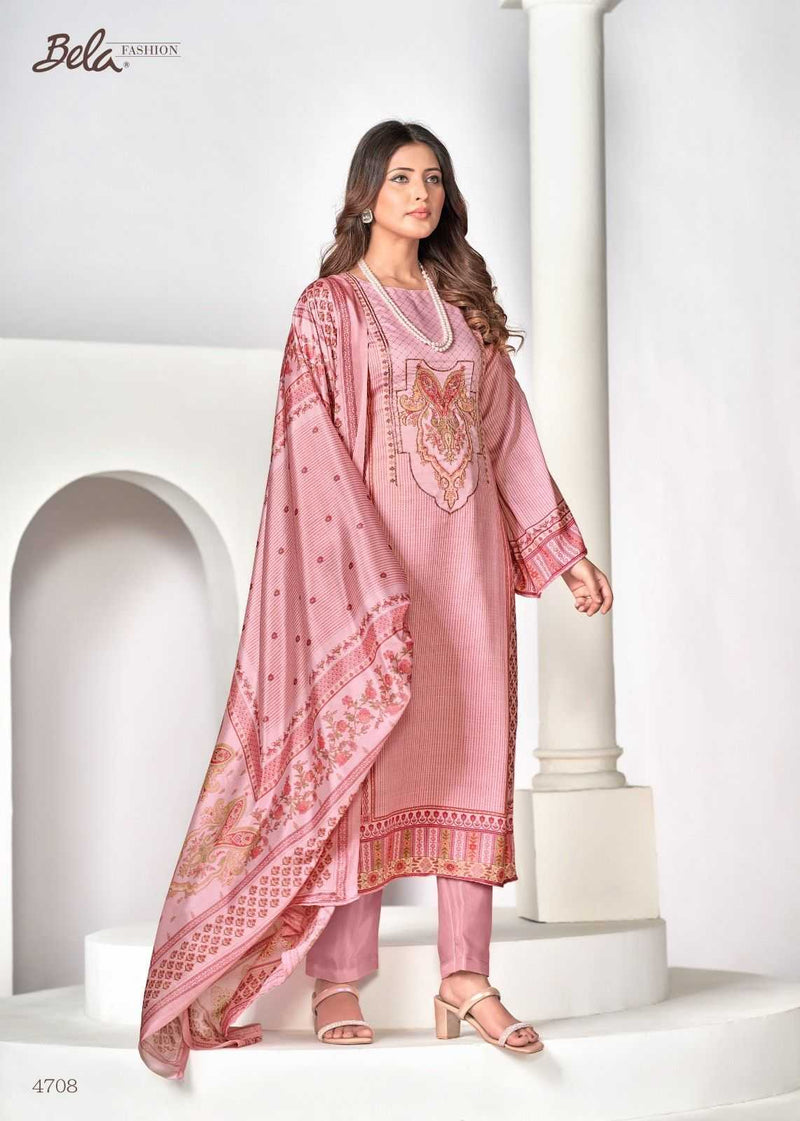 Bela Fashion Suramya Muslin Digital Print Fancy Wear Salwar Suit