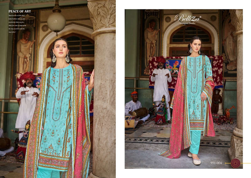 Belliza Designer Studio Bin Saeed Vol 6 Cotton Digital Print Salwar Suit