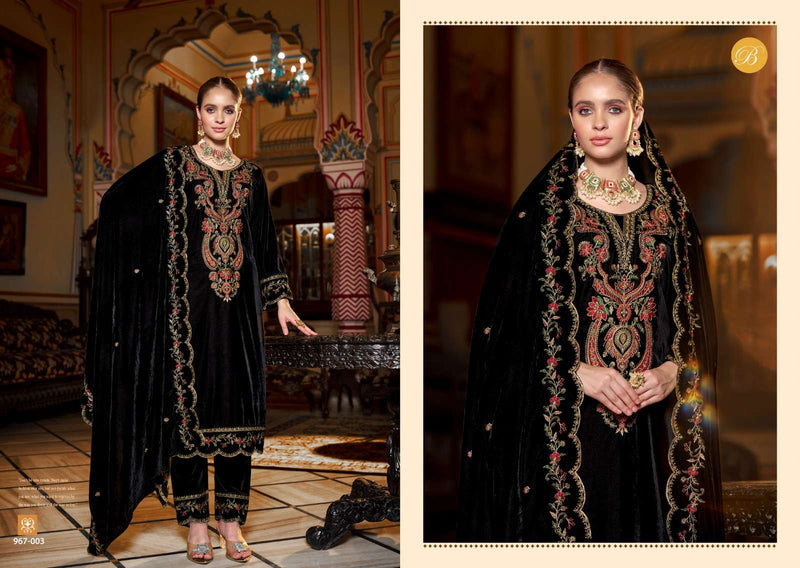Belliza Designer Studio Gulzaar Velvet Heavy Embroidery Work Fancy Suit
