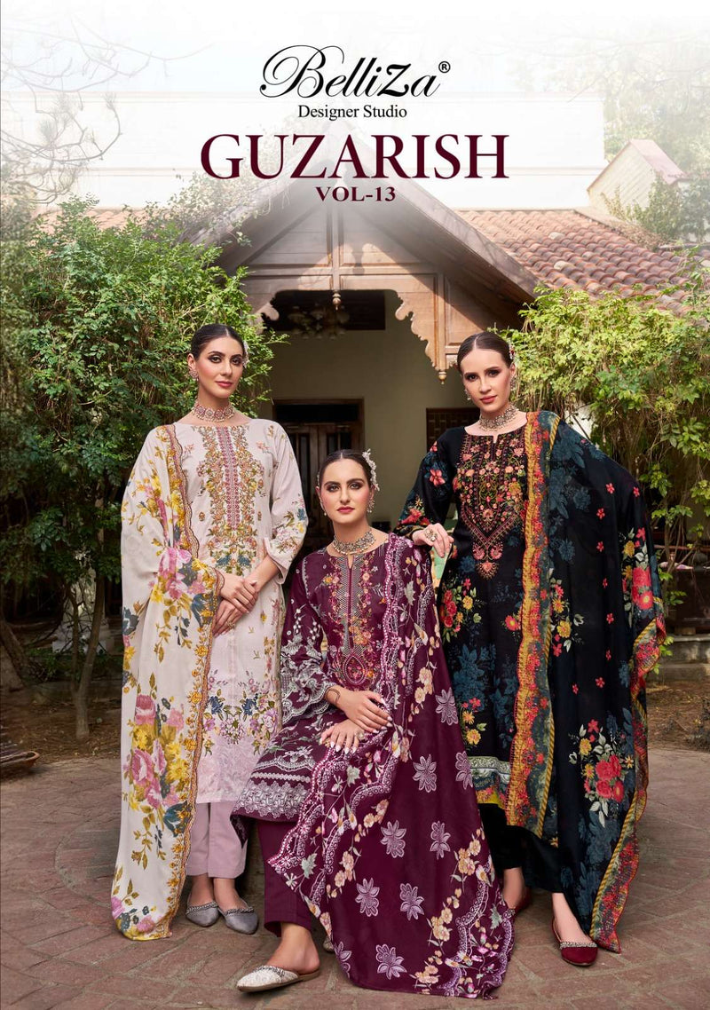 Belliza Designer Studio Guzarish Vol 13 Cotton Digital Print Fancy Salwar Suit