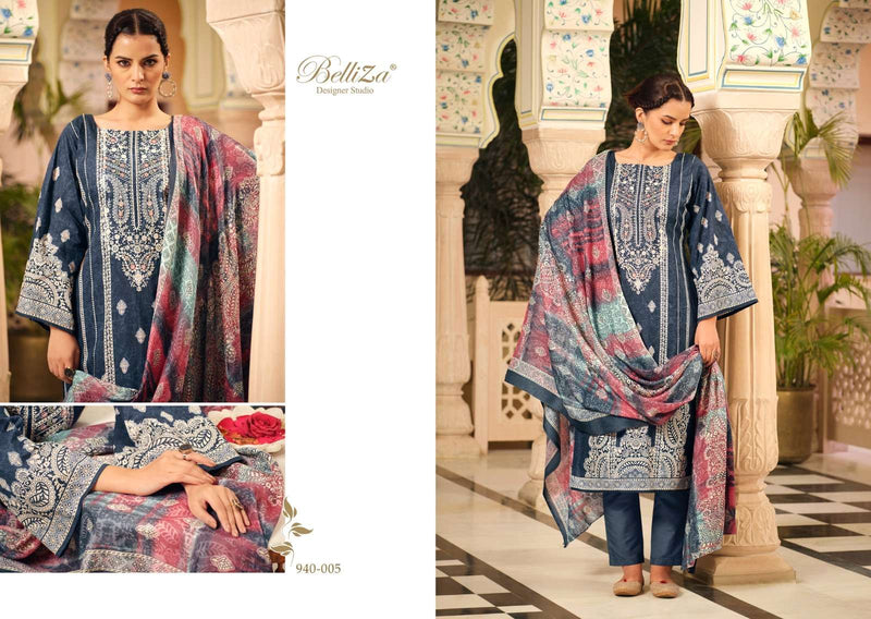 Belliza Designer Studio Naira Vol 62 Cotton Digital Prints Heavy Designer Salwar Suit
