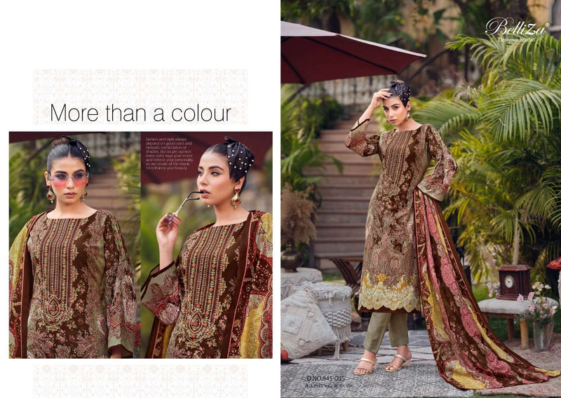 Belliza Designer Studio Naira Vol 64 Cotton Digital Print Designer Salar Suit