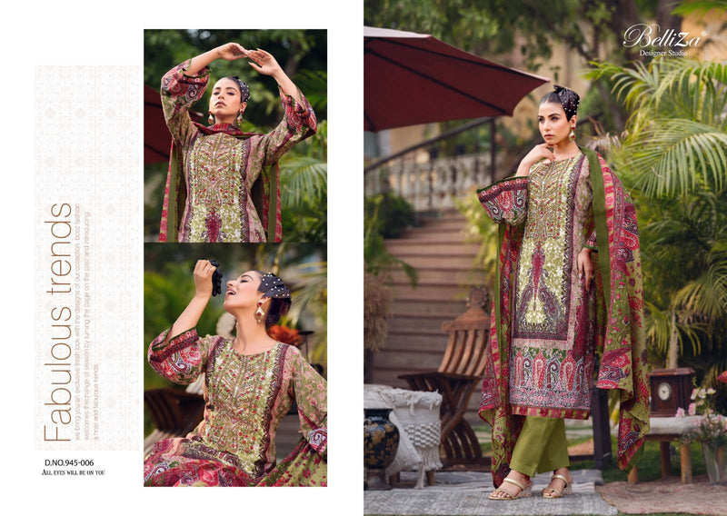 Belliza Designer Studio Naira Vol 64 Cotton Digital Print Designer Salar Suit