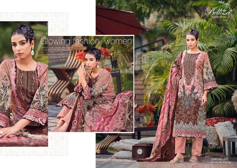 Belliza Designer Studio Naira Vol 64 Cotton Digital Print Designer Salar Suit