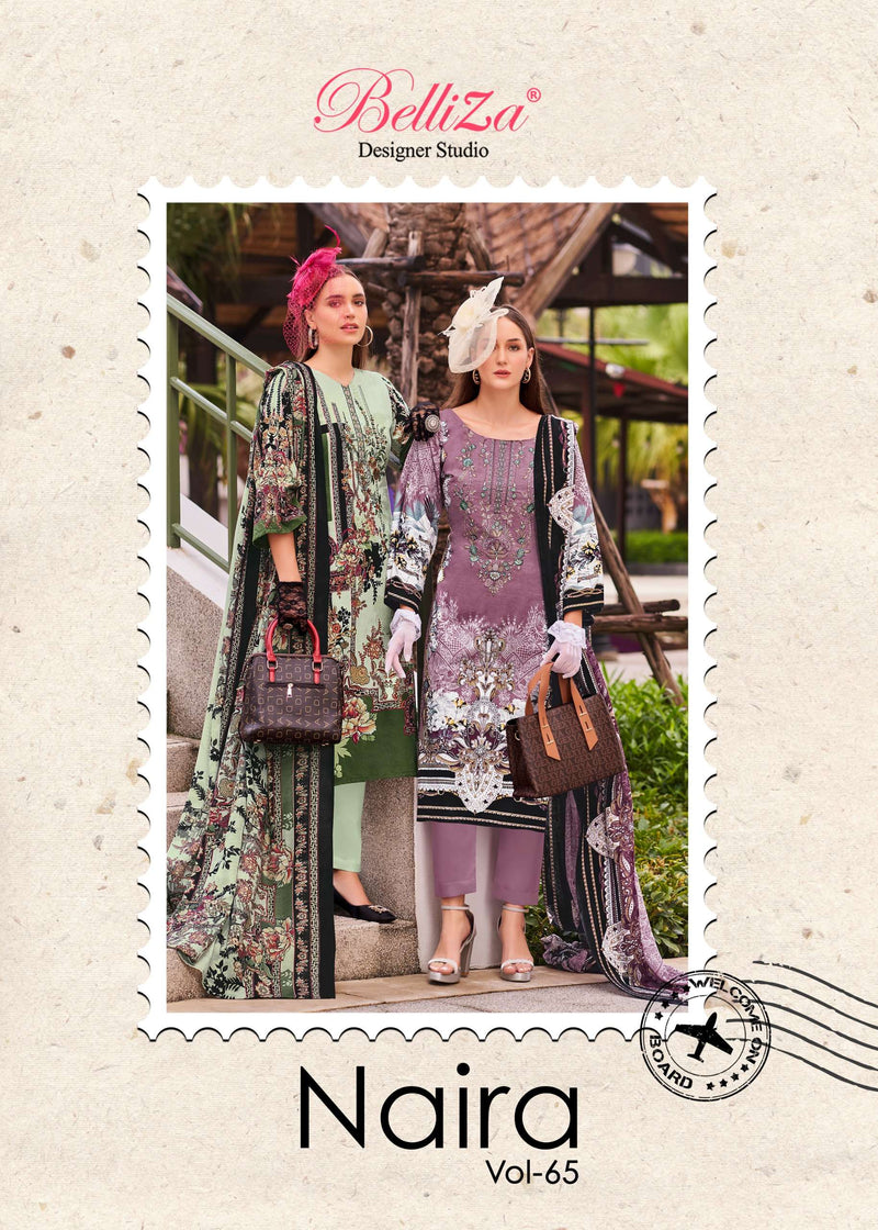 Belliza Designer Studio Naira Vol 65 Cotton Digital Print Fancy Designer Salwar Suit