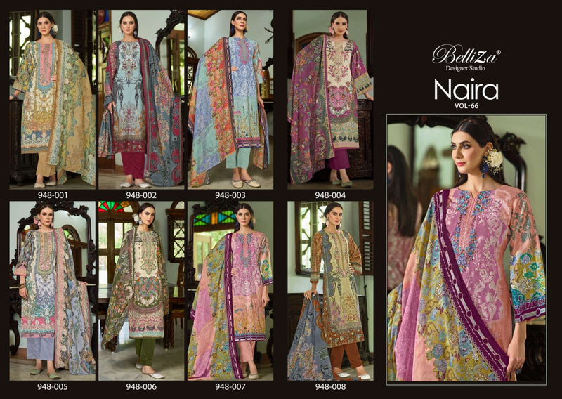 Belliza Designer Studio Naira Vol 66 Cotton Digital Print Designer Salwar Suit