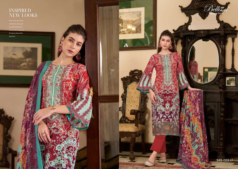 Belliza Designer Studio Naira Vol 67 Cotton Digital Print Stylish Salwar Kameez
