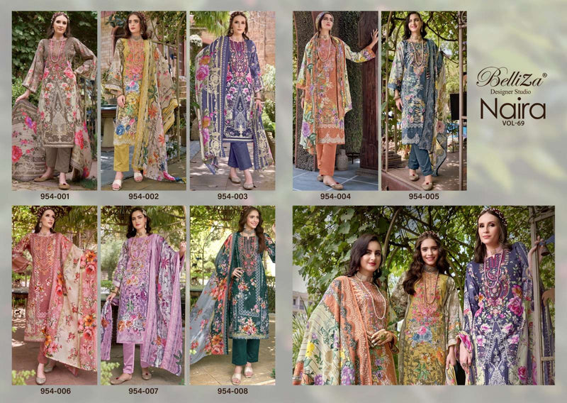 Belliza Designer Studio Naira Vol 69 Cotton Digital Print Salwar Suit