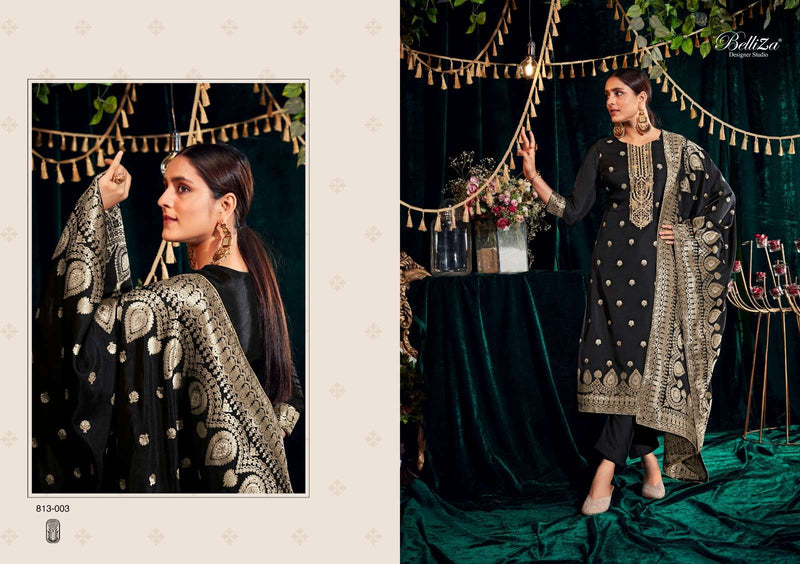 Belliza Designer Studio Rang Veda Dola Jaquard Heavy Embroidery Work Festiv Wear Salwar Suit
