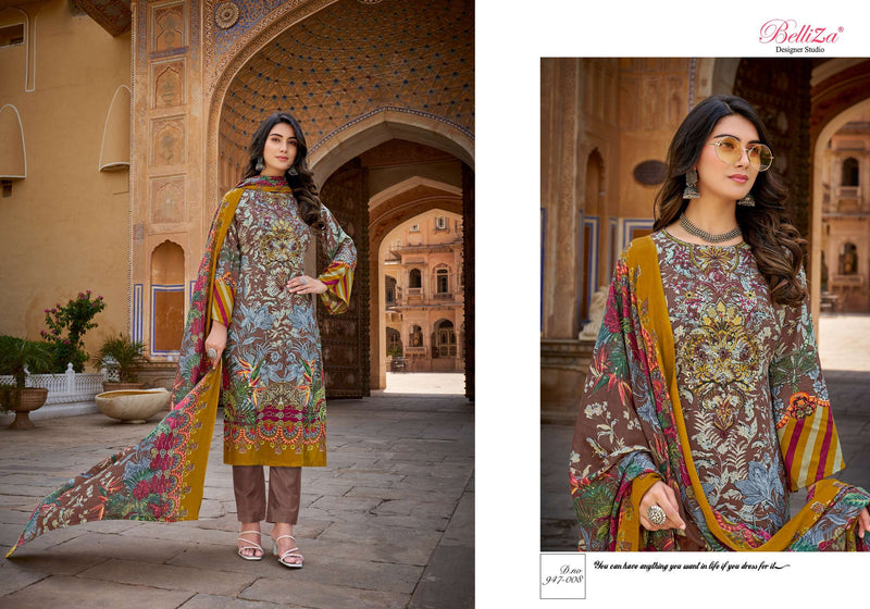 Belliza Designer Studio Riwayat Cotton Digital Print Casual Wear Stylish Salwar Suit