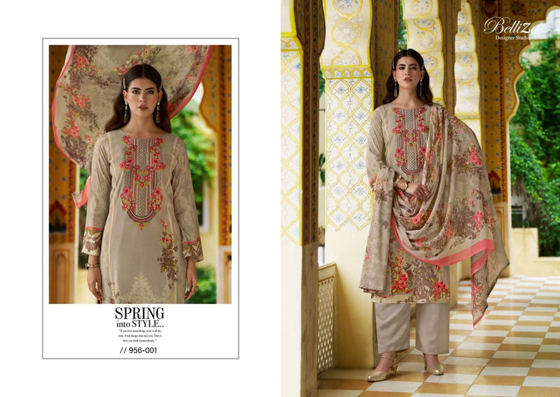 Belliza Designer Studio Riwayat Vol 3 Viscose Rayon Digital Print Fancy Salwar Suit