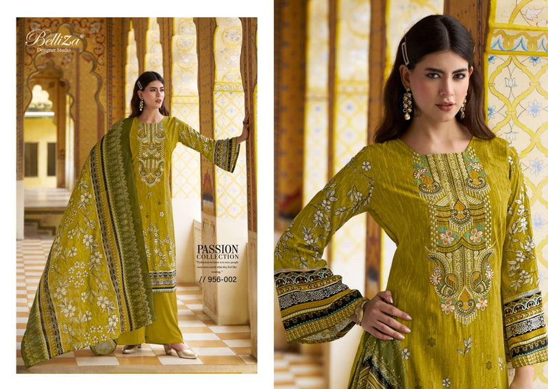 Belliza Designer Studio Riwayat Vol 3 Viscose Rayon Digital Print Fancy Salwar Suit
