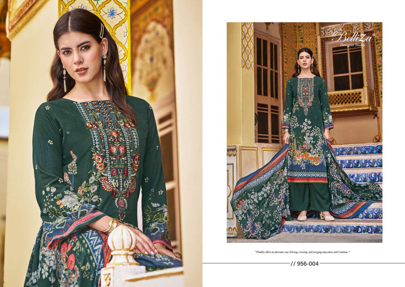 Belliza Designer Studio Riwayat Vol 3 Viscose Rayon Digital Print Fancy Salwar Suit