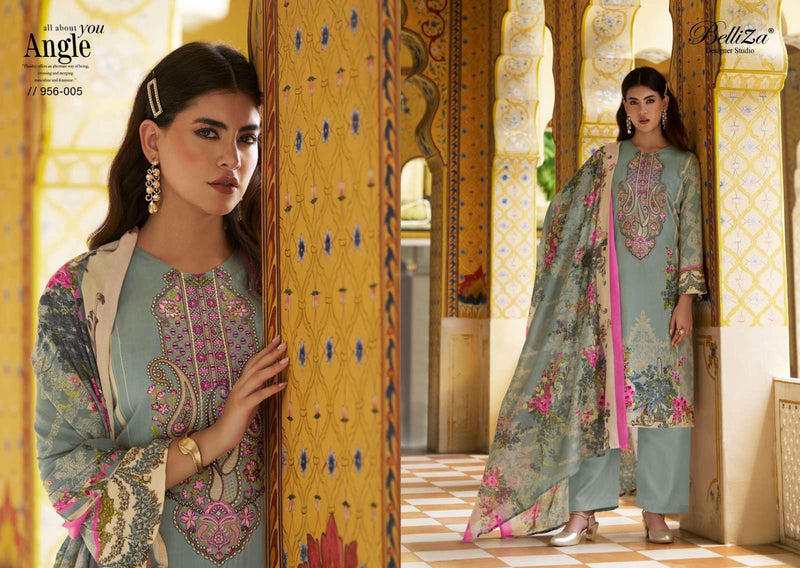 Belliza Designer Studio Riwayat Vol 3 Viscose Rayon Digital Print Fancy Salwar Suit