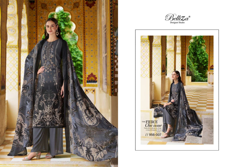 Belliza Designer Studio Riwayat Vol 3 Viscose Rayon Digital Print Fancy Salwar Suit